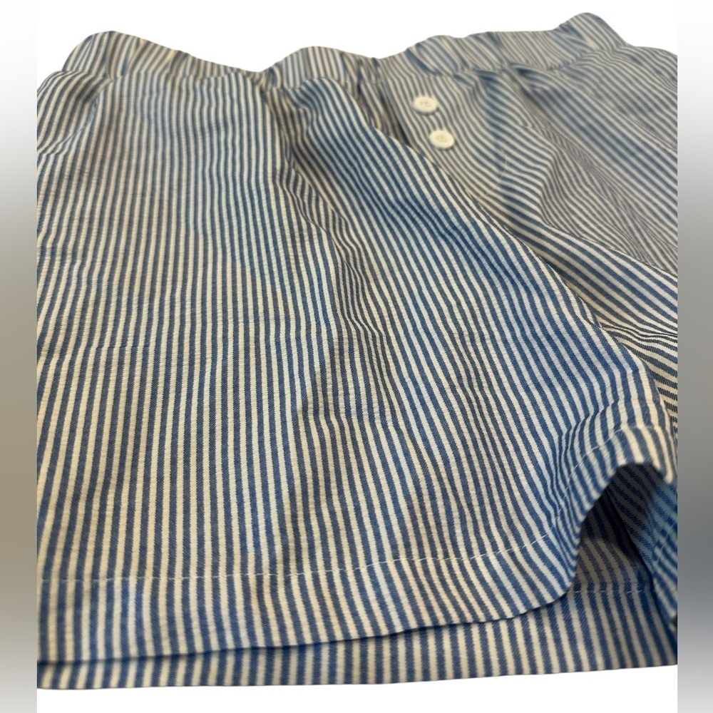 BTFMB Blue and White Striped Women’s Casual Flowy Boxer Shorts Small - Picture 8 of 8